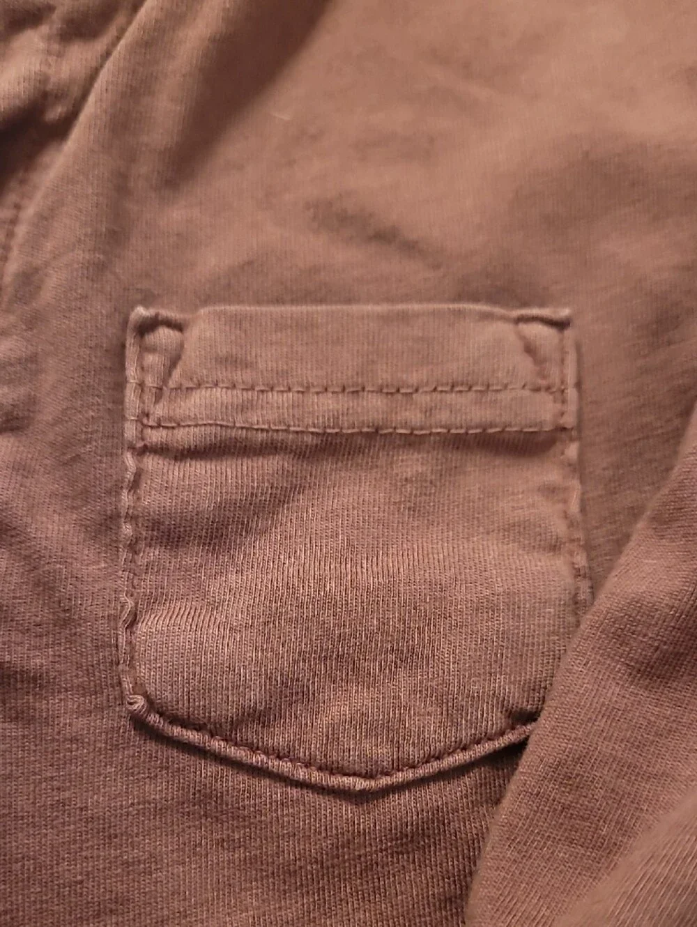 OshKosh B'gosh Long-Sleeve Henley Top - Mauve- 100% Cotton
